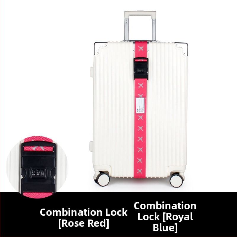 Bagažinės dirželis su vieno žodžio slaptažodžiu, šviesus ir atšvaitinis, ultra lengvas poliesteris, išleistas 2018 m. pavasarį.