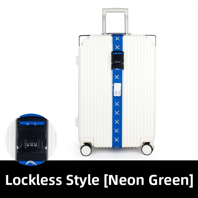 Bagažinės dirželis su vieno žodžio slaptažodžiu, šviesus ir atšvaitinis, ultra lengvas poliesteris, išleistas 2018 m. pavasarį.