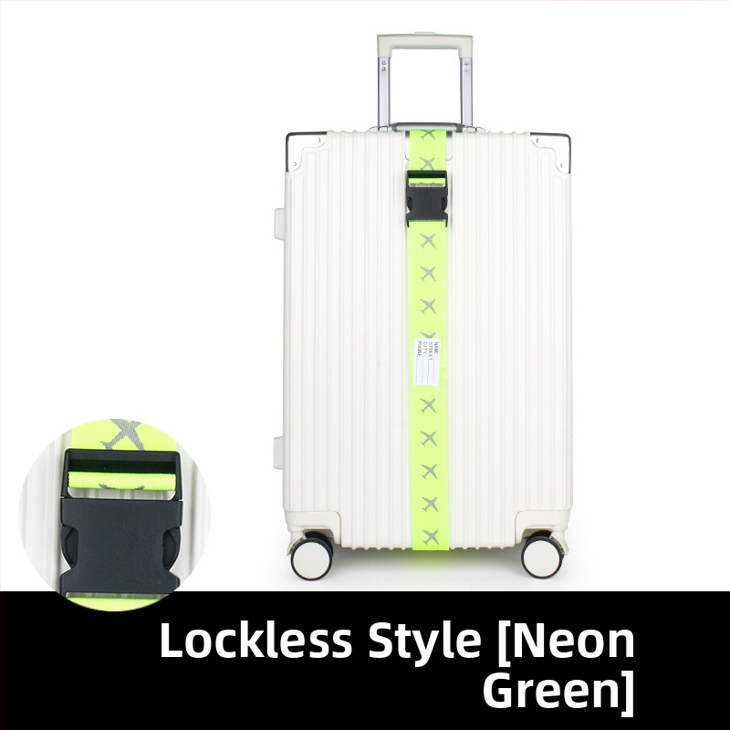 Bagažinės dirželis su vieno žodžio slaptažodžiu, šviesus ir atšvaitinis, ultra lengvas poliesteris, išleistas 2018 m. pavasarį.