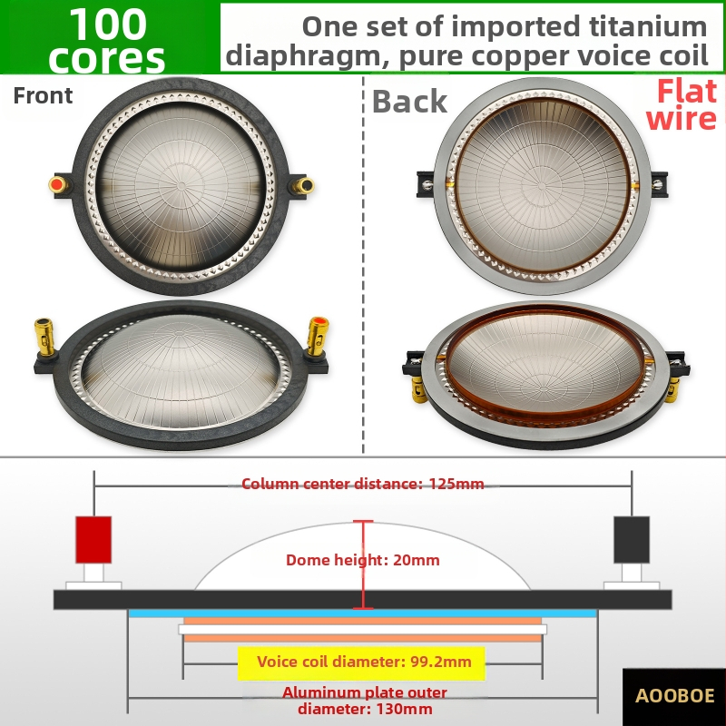 Cievka hlavy tweeteru – Príslušenstvo a náhradné diely pre opravu