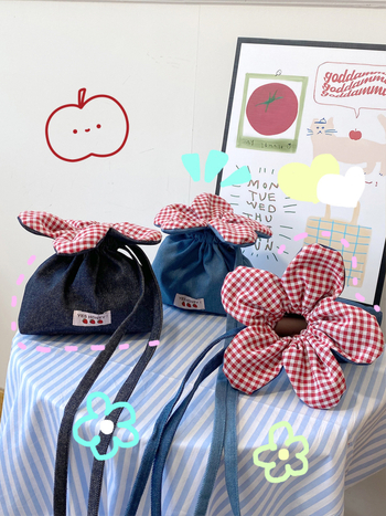 Geantă crossbody din pânză, închidere cu șnur, formă orizontală pătrată, curea de umăr simplă, pentru utilizare zilnică