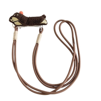 Zi Rui Lanyard pluș pentru telefon cu sfoară PP și cataramă metalică – clips crossbody, stil cuplu