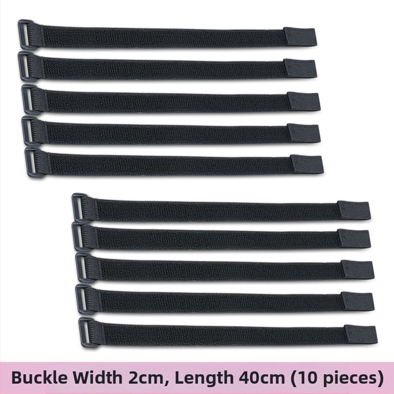 Curea Velcro elastică pentru managementul cablurilor, fixare rucsac și îmbrăcăminte – Poliester, Amestec Poliester/Nylon/Elastan, Brand Mileqi