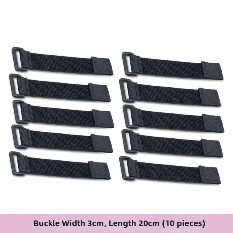 Curea Velcro elastică pentru managementul cablurilor, fixare rucsac și îmbrăcăminte – Poliester, Amestec Poliester/Nylon/Elastan, Brand Mileqi