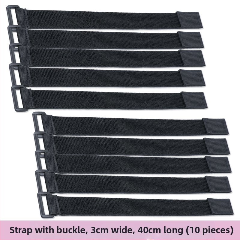 Curea Velcro elastică pentru managementul cablurilor, fixare rucsac și îmbrăcăminte – Poliester, Amestec Poliester/Nylon/Elastan, Brand Mileqi