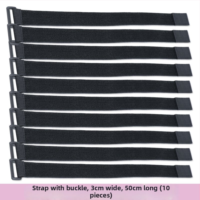 Curea Velcro elastică pentru managementul cablurilor, fixare rucsac și îmbrăcăminte – Poliester, Amestec Poliester/Nylon/Elastan, Brand Mileqi