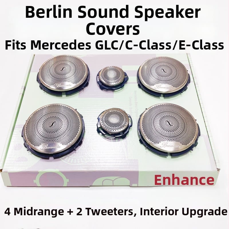 Kryt reproduktora Berlin Sound pre Mercedes-Benz, kompatibilný s GLC, E trieda, C trieda