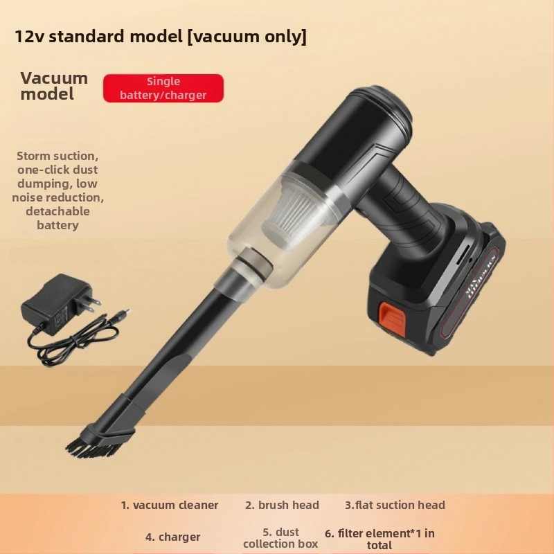 Bezdrôtový vysávač pre domáce a auto použitie, sací výkon 11000 Pa, 30 W, nabíjateľný