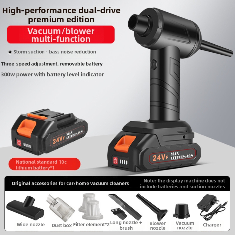 Bezdrôtový vysávač pre domáce a auto použitie, sací výkon 11000 Pa, 30 W, nabíjateľný