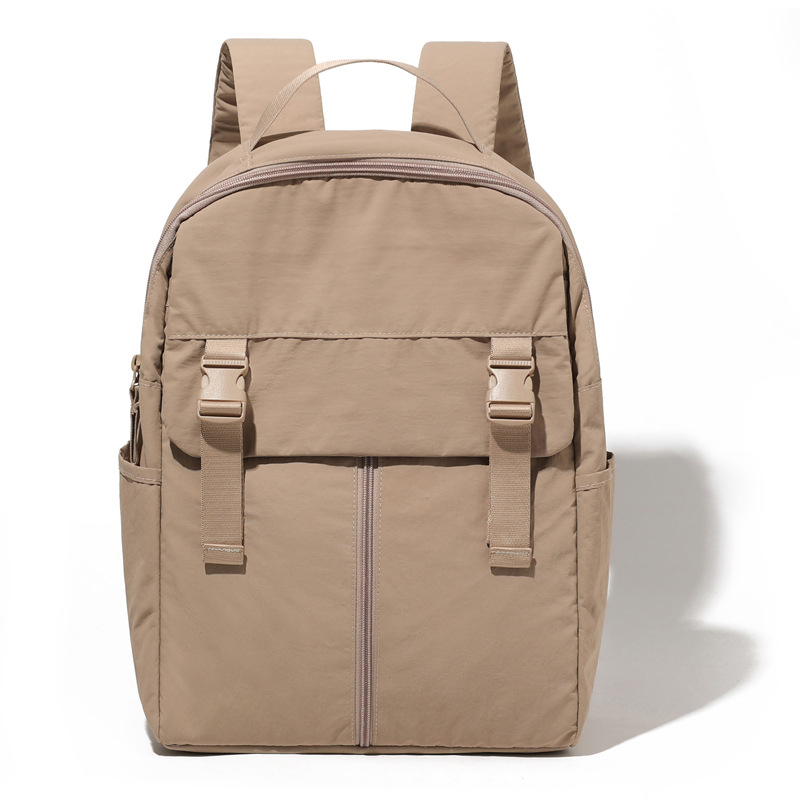 Rucsac unisex din nylon, stil urban minimalist, capacitate 20–35 L, compatibil cu laptop de 15 inci