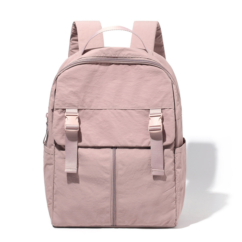 Rucsac unisex din nylon, stil urban minimalist, capacitate 20–35 L, compatibil cu laptop de 15 inci