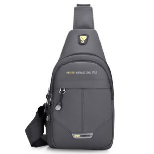 Geantă piept bărbați - Boxun, Material Oxford, Captuseală nylon, Stil coreean crossbody, Sezonul de iarnă 2025