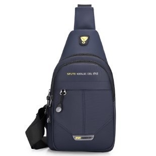 Geantă piept bărbați - Boxun, Material Oxford, Captuseală nylon, Stil coreean crossbody, Sezonul de iarnă 2025