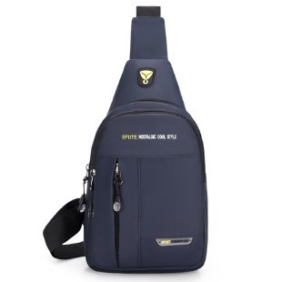 Geantă piept bărbați - Boxun, Material Oxford, Captuseală nylon, Stil coreean crossbody, Sezonul de iarnă 2025