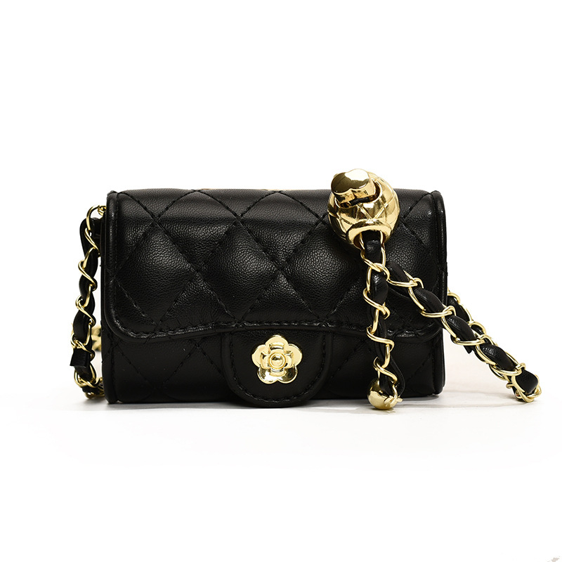 Geantă crossbody Chanel-inspirată, stil urban simplu, exterior nailon, căptușeală poliester, închidere cu lacăt, buzunar pentru telefon, lansare toamnă 2024