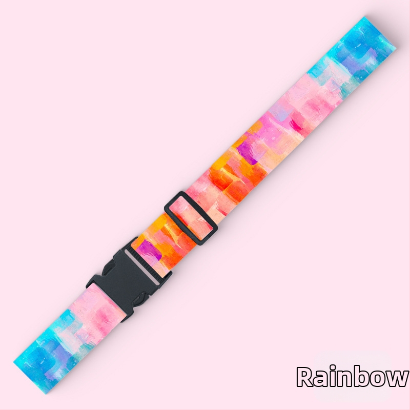 Travelkin Poliesteriniai Bagažo Dirželiai, Anime Karikatūra Dizainas, Kryžminis Dizainas, Spauda, Minkštas, Pavasaris 2023, Licencijuota Privata Žymė