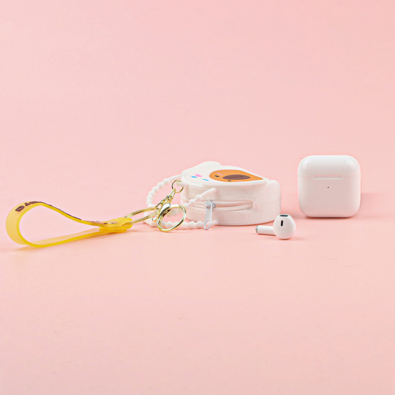 Portofel pentru monede din silicon, model desene animate, stil proaspăt și dulce, unisex