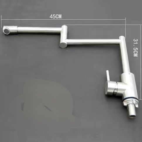 Nehrđajući čelični okretni kuhinjski slavine, keramički disk, model Syj-13cf, radna temperatura 10–90°C