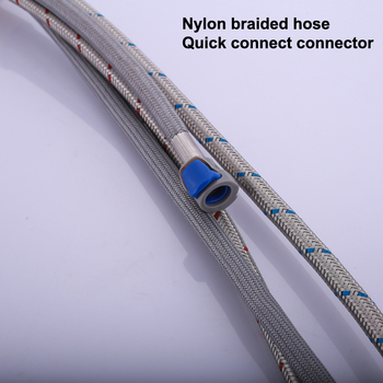 Robinet de bucătărie din cupru, cu apă caldă și rece, jet telescopic rotativ, ieșire dublă, intrări/ieșiri 2× G1/2