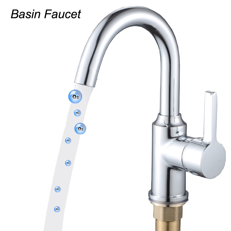 Robinet de bucătărie din cupru, cu apă caldă și rece, jet telescopic rotativ, ieșire dublă, intrări/ieșiri 2× G1/2