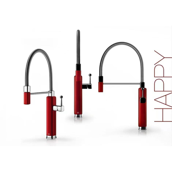 Robinet de bucătărie din cupru, corp din cupru, presiune nominală 12 kg, cartuș ceramic, model 542