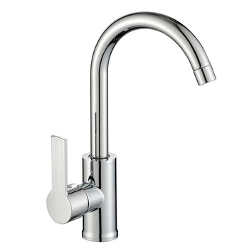 Miješajući kuhinjski faucet s izvlačnim izljevom, ABS tijelo, keramički disk ventil, G1/2 priključci, pogodan za drez iznad ili ispod radne ploče