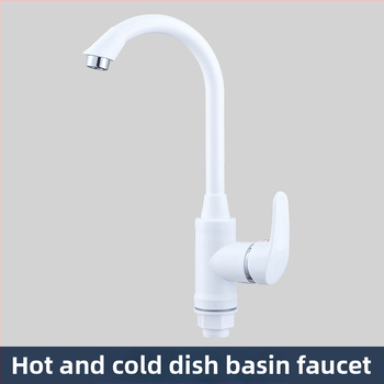 Plastična kuhinjska slavina s keramičkim disk ventilom, 20 mm ulaz/izlaz, model 366A, 0-80°C.