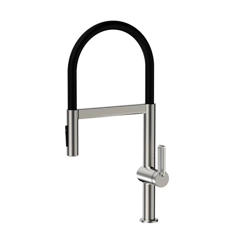 Кухненски магнитен смесител KL, мед, електроплатирана повърхност, керамичен дисков клапан, за домашна употреба