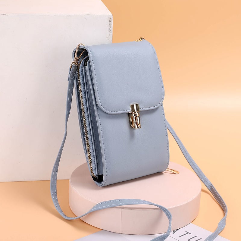 Geantă crossbody pentru telefon pentru femei, mini geantă, brand Oubao, stil Cyber function (corduroy material; PU căptușeală; închidere cu fermoar)