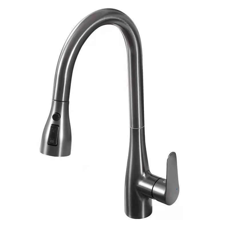 Vario virtuvės ištraukiamas čiaupas su keraminiu vožtuvu, karštas/šaltas vanduo, 0–90°C, įprastas slėgis, 4 įėjimai/išėjimai