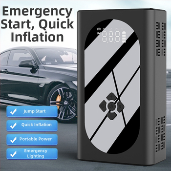 Hongde autóindító beépített légpumpával — 12V kimenet, 5/9/12V bemenet, CE és 3C tanúsítvány (2024010915685441)