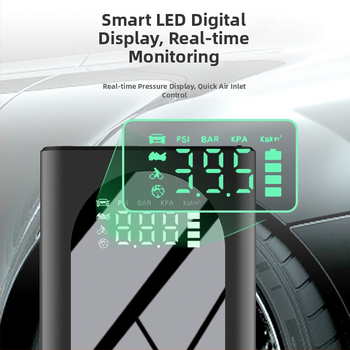 Hongde autóindító beépített légpumpával — 12V kimenet, 5/9/12V bemenet, CE és 3C tanúsítvány (2024010915685441)