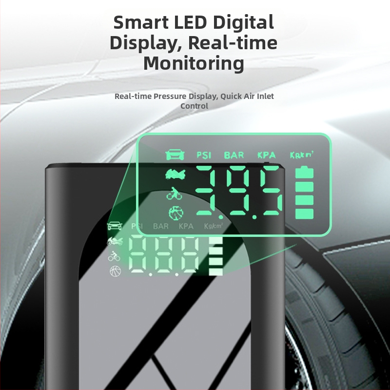 Hongde auto iedarbinātājs ar iebūvētu gaisa sūkni — 12V izeja, 5/9/12V ieeja, CE un 3C sertificēts (2024010915685441)