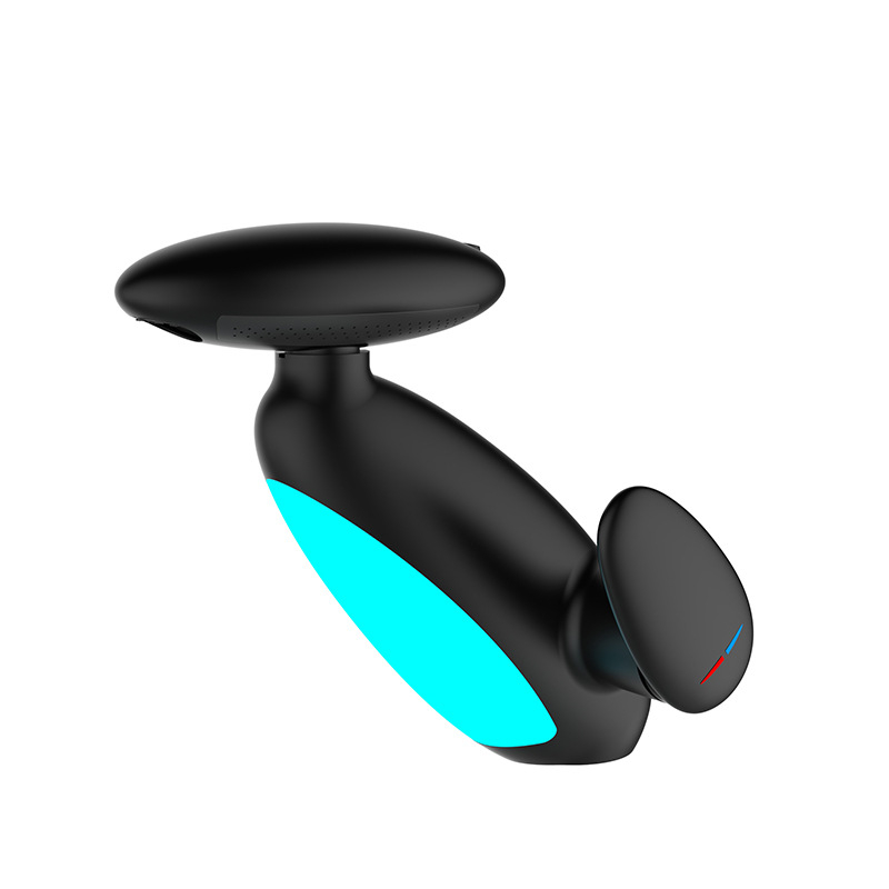 ET осветен издърпващ се смесител за умивалник с водопад, настолен монтаж, четири режима топло/студено, цинкова сплав, керамичен диск