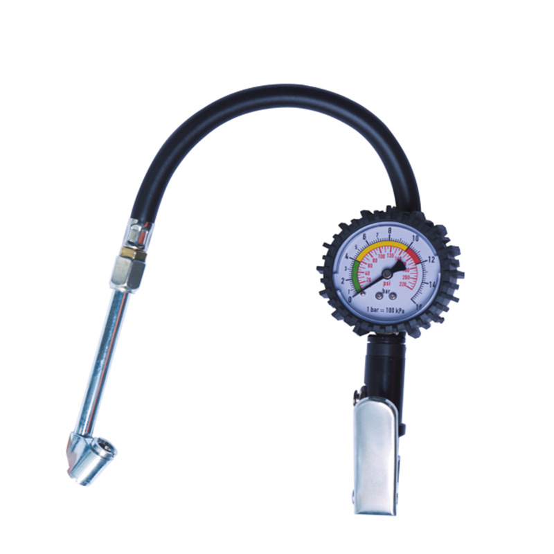 Cow Sail Riepu spiediena pistole ar digitālo displeju, eļļā iegremdēts manometrs, metāla korpuss, 0-200 PSI