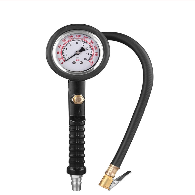 Cow Sail Riepu spiediena pistole ar digitālo displeju, eļļā iegremdēts manometrs, metāla korpuss, 0-200 PSI