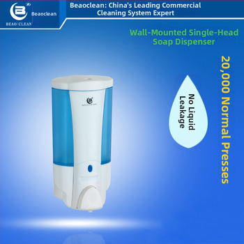 Doser de săpun montat pe perete, cu un singur duză, manual, din plastic, pentru băile hotelurilor