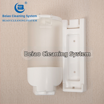 Doser de săpun montat pe perete, cu un singur duză, manual, din plastic, pentru băile hotelurilor