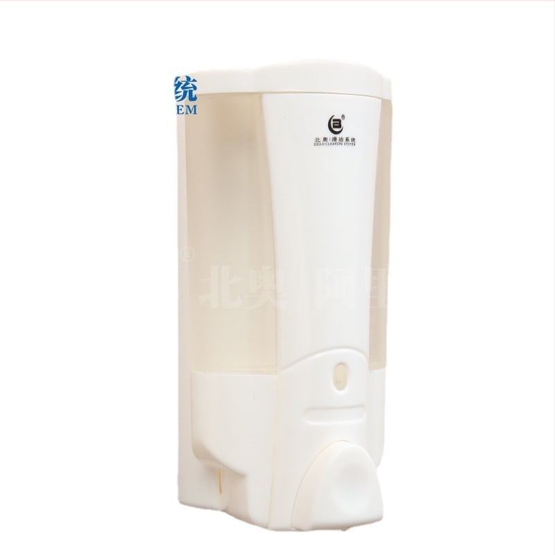 Doser de săpun montat pe perete, cu un singur duză, manual, din plastic, pentru băile hotelurilor