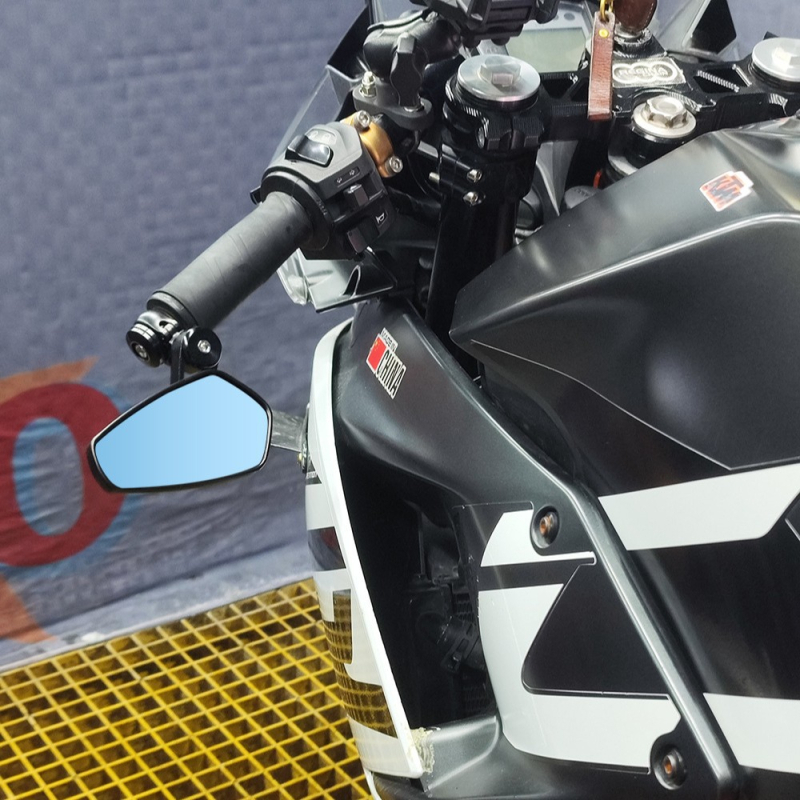 Kormánytükör – négyszögletes, alumíniumötvözet, univerzális használat, rögzítés pozitív fogazással, erős szeizmikus ellenállás