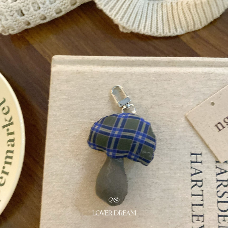 Breloc de chei metal, în stil coreean, cu model plante și flori, brand LOVER DREAM, iarna 2024