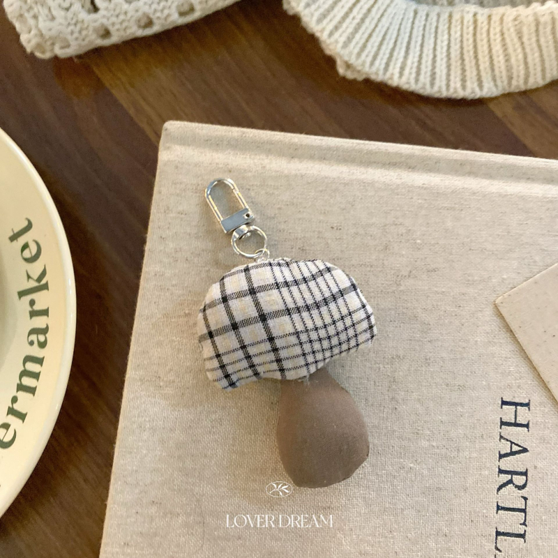 Breloc de chei metal, în stil coreean, cu model plante și flori, brand LOVER DREAM, iarna 2024