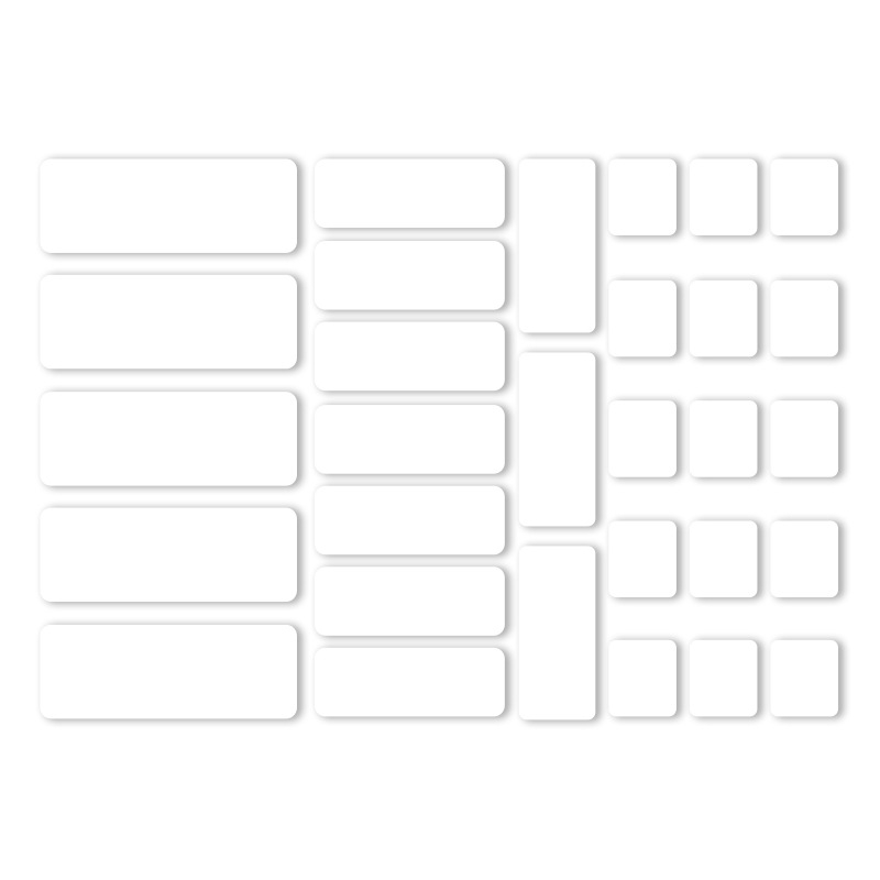 Лепенка против хлъзгане за мишка - универсална PU подложка за крачета, гладка и износоустойчива, пресована технология, персонализиран образец