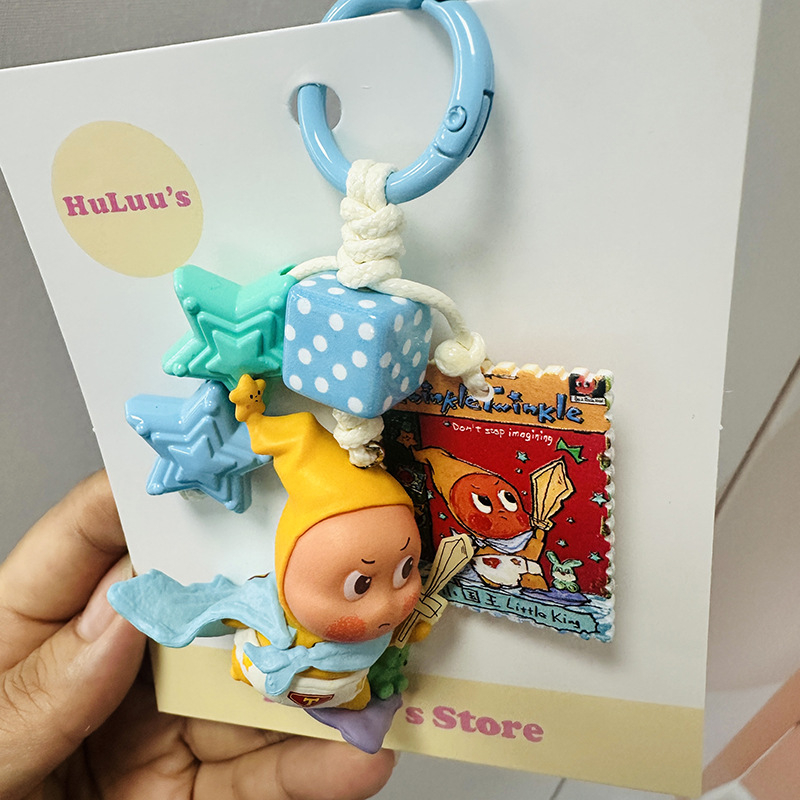 Breloc pentru geantă, șnur împletit din plastic/rezin, design original, modele: ursuleț, purceluș, animale mici, Primăvara 2025