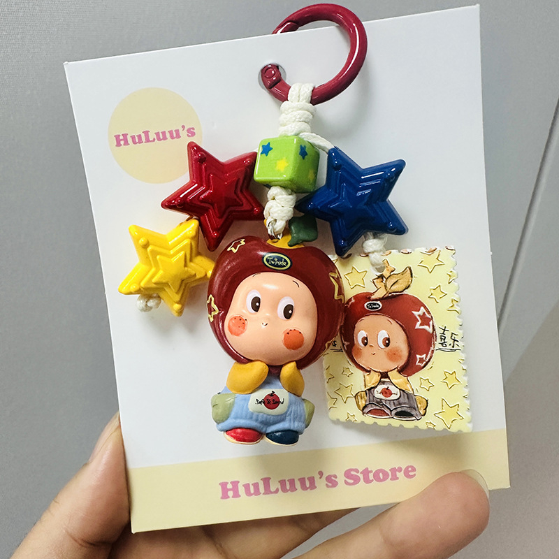 Breloc pentru geantă, șnur împletit din plastic/rezin, design original, modele: ursuleț, purceluș, animale mici, Primăvara 2025