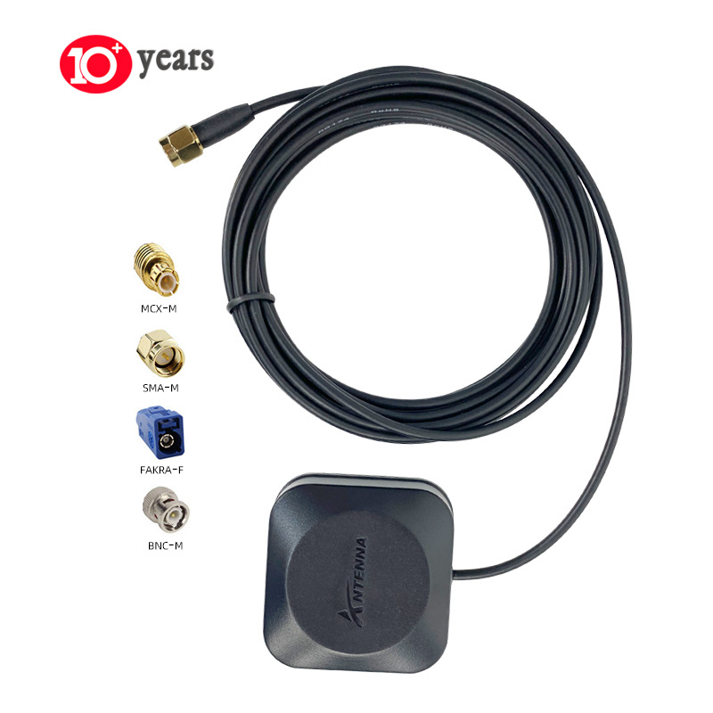 Antena GNSS pentru poziționare în vehicul – GPS + Beidou, receptor activ de sateliți, antenă externă ceramică