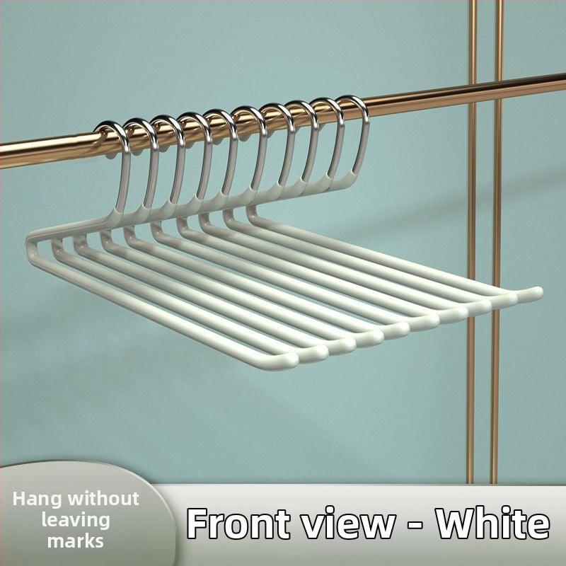 Τοίχου Κρεμάστρα Πετσέτας, χωρίς τρύπες, μονή ράγα, PET υλικό, σετ 10 τεμάχια