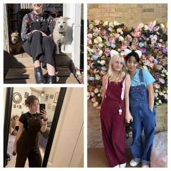 Corduroy Overalls για γυναίκες, χωρίς μανίκια, χαλαρή γραμμή, μακρύ μήκος (πολυεστέρας 91–100%, μήκος 80–100 cm)