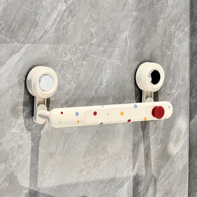 Ράγα πετσέτας μπάνιου με βεντούζα, τοίχου, με γάντζο (Πλαστικό • CE πιστοποίηση • Ράγα πετσέτας • Με γάντζο)