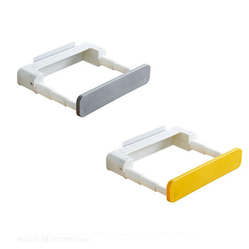 Fali mosdó tároló – szívó rögzítés, fúrás nélkül, műanyag, 1 szint, fürdőszoba